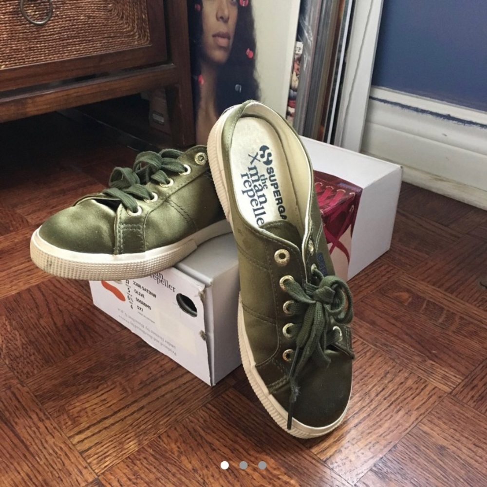 Superga X Man Repeller Slide On Sneakers